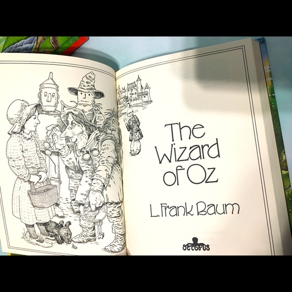 WIZARD OF OZ VTG 80s HARDCOVER CHAPTER BOOK BUNDLE - Picture 3 of 15